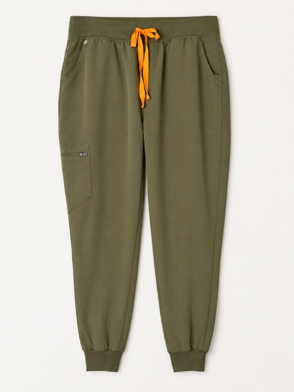 Figs Zamora High Waisted Jogger Scrub Pants Green XL Women's
